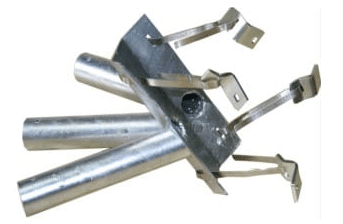 gruppo portabandiera inclinato