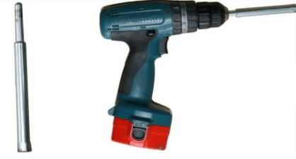 gruppo portabandiera inclinato