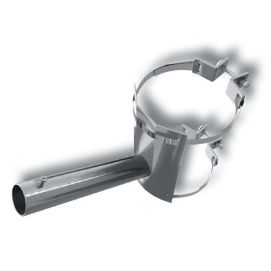 portabandiera inclinato