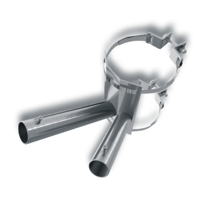 portabandiera inclinato