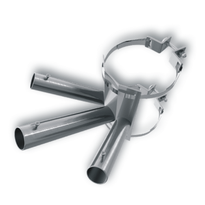 portabandiera inclinato