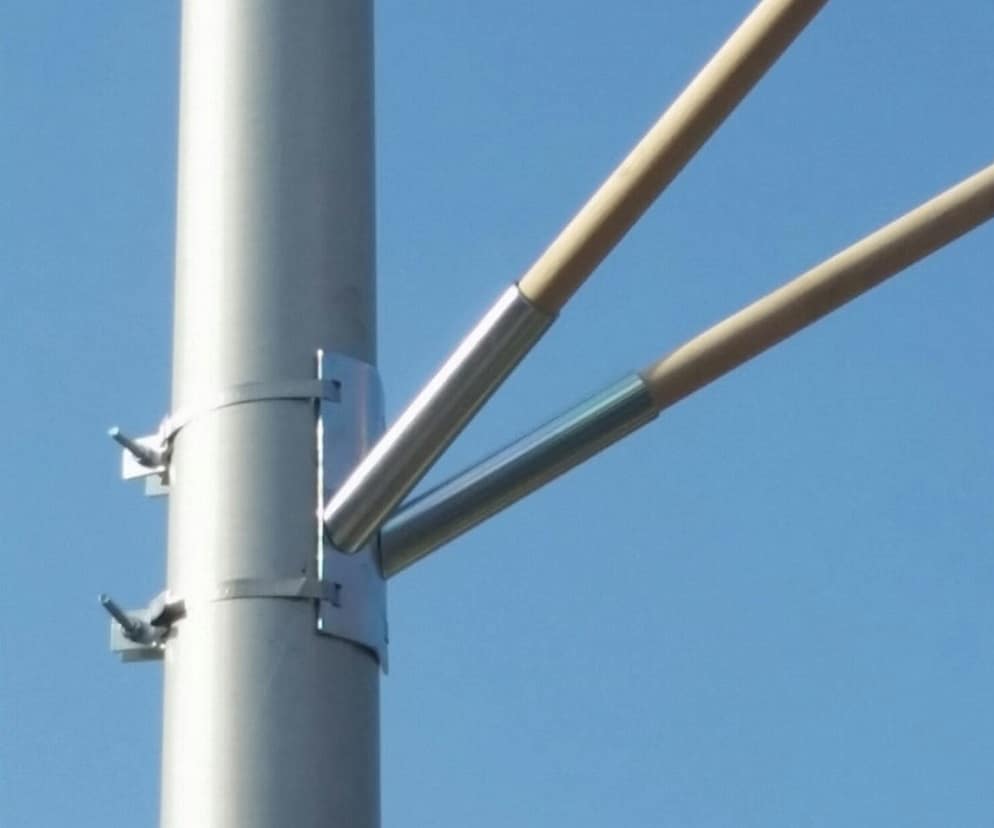 bandiera inclinata per pali dell'illuminazione