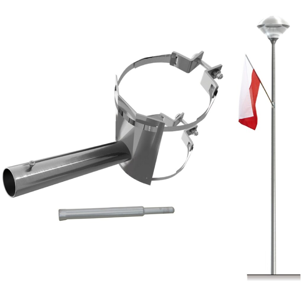 bandiera per palo dell'illuminazione