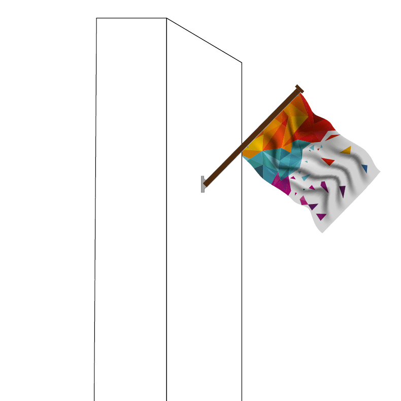 bandiera di facciata