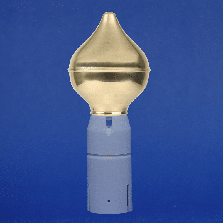 cima per l'asta della bandiera