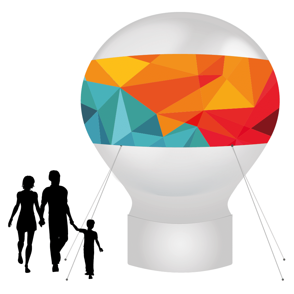 pallone pubblicitario gigante