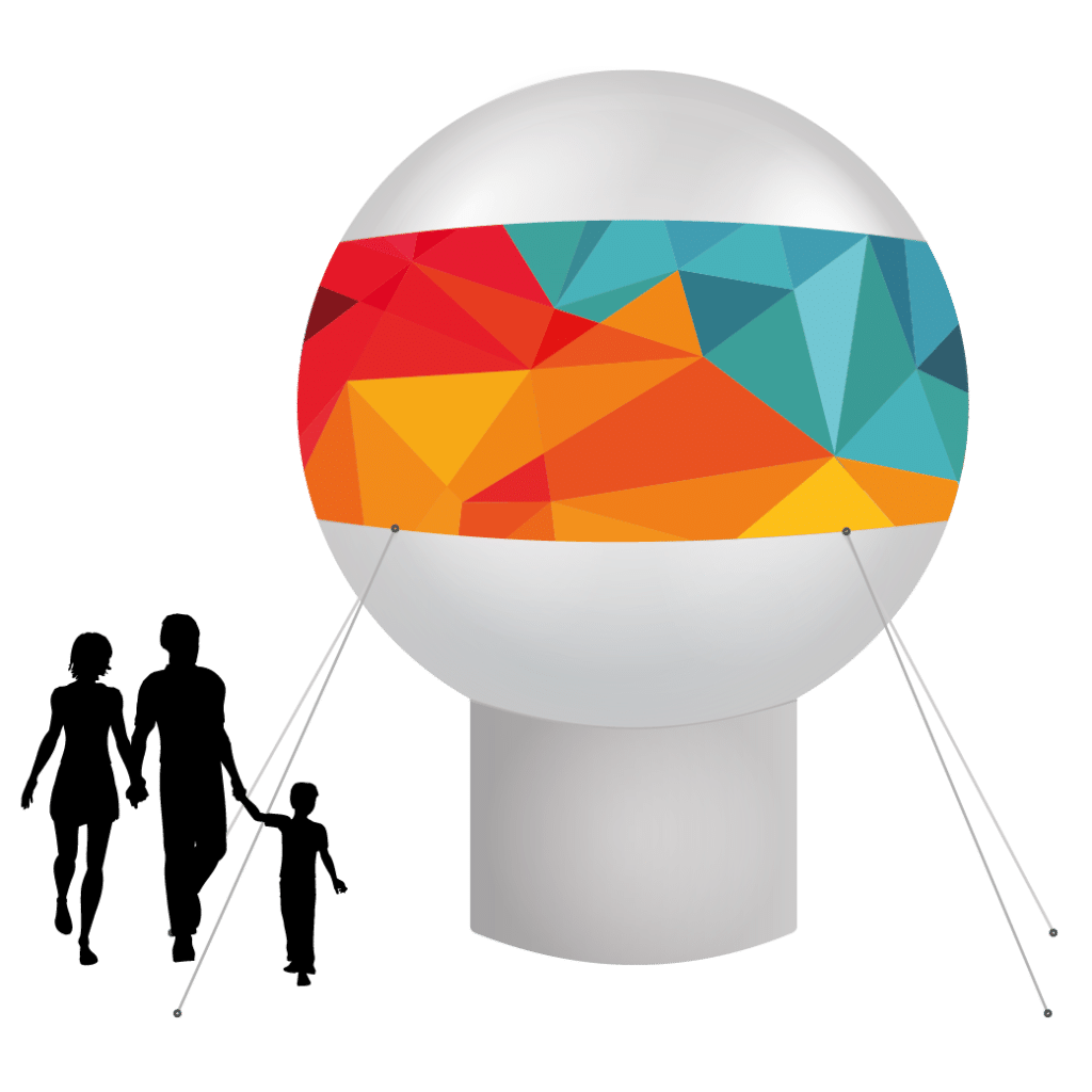 pallone pubblicitario gigante