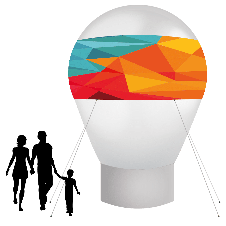 pallone pubblicitario gigante