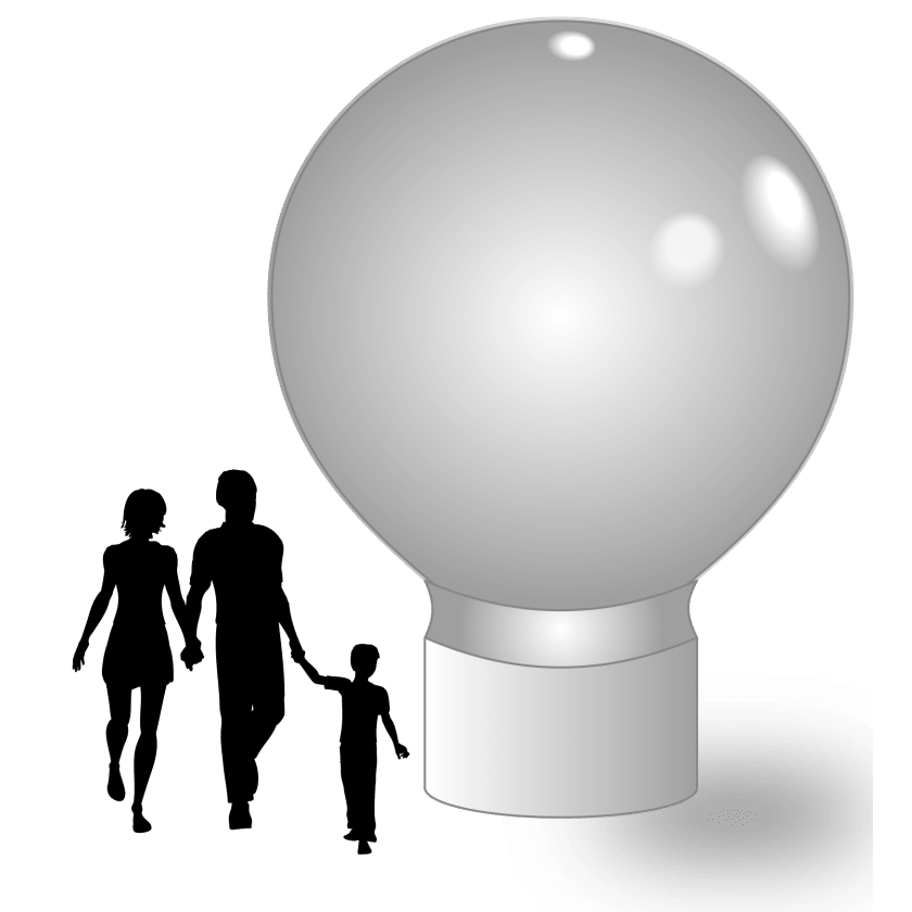 pallone pubblicitario gigante