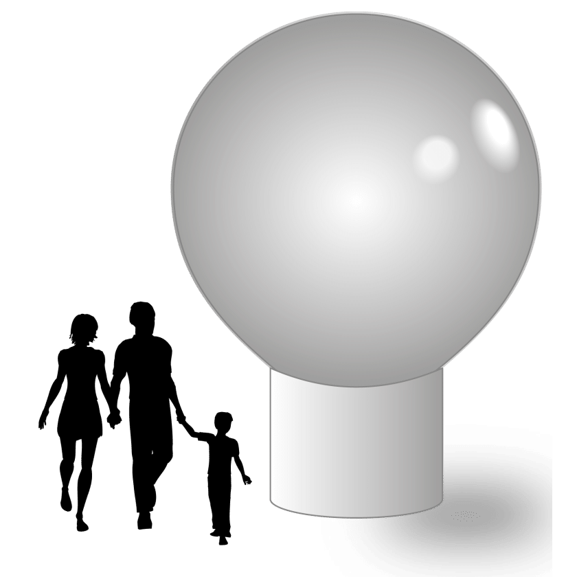 pallone pubblicitario gigante