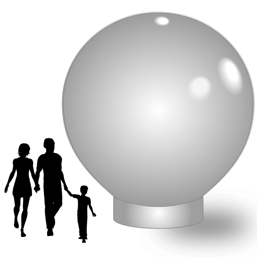 pallone pubblicitario gigante