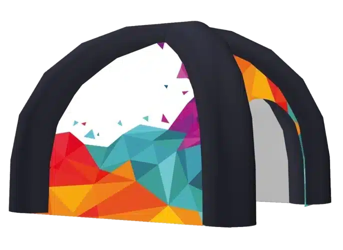 tenda pubblicitaria gonfiabile
