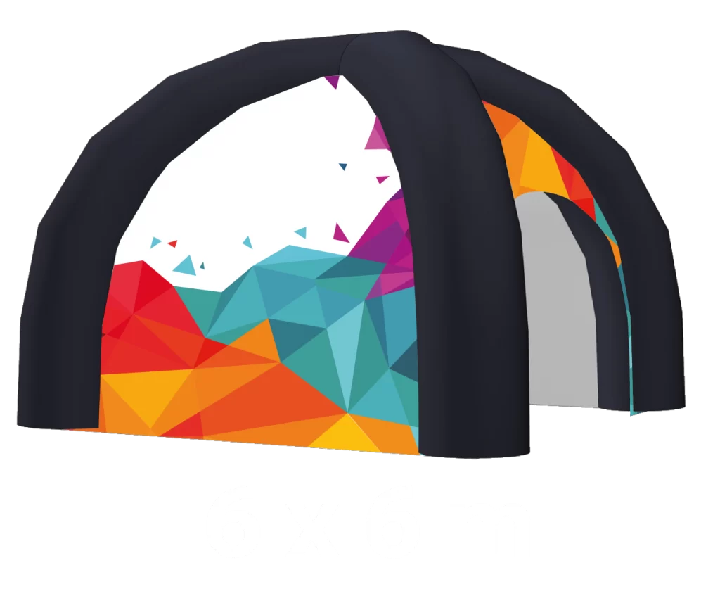 tenda pubblicitaria gonfiabile