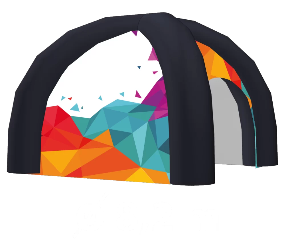 tenda pubblicitaria gonfiabile