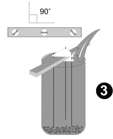 montaggio dell'asta della bandiera
