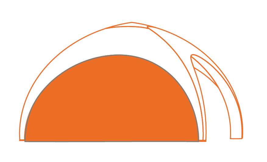 tenda pubblicitaria gonfiabile