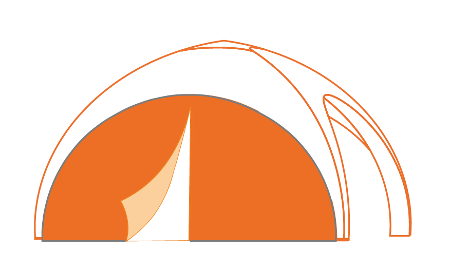 tenda pubblicitaria gonfiabile