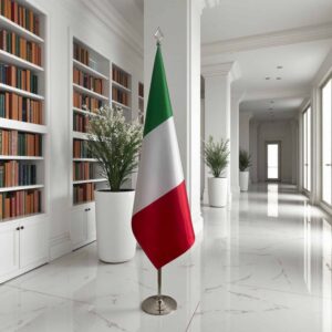 drapeau Italie sur pied