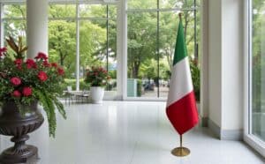 drapeau Italie pour ambasades