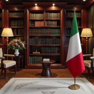 drapeau Italie pour ambasaddes
