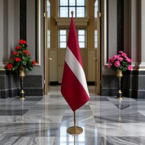 drapeau Lettonie et UE