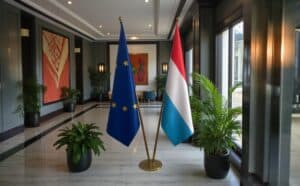 drapeau Luxembourg et UE