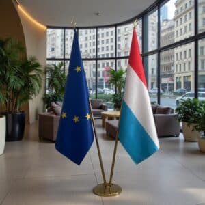drapeau Luxembourg et UE