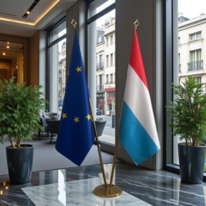 drapeau Luxembourg et UE