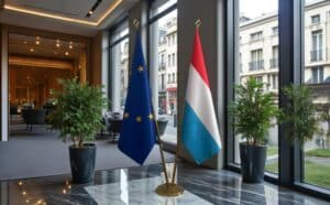 drapeau Luxembourg et UE