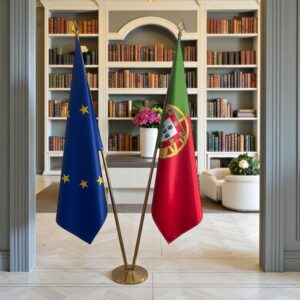 drapeau Portugal et UE