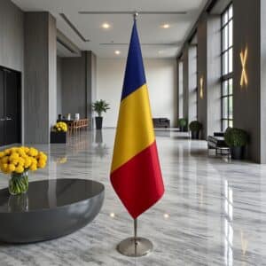 drapeau Roumanie pour bureau