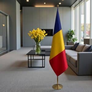 drapeau Roumanie pour bureau