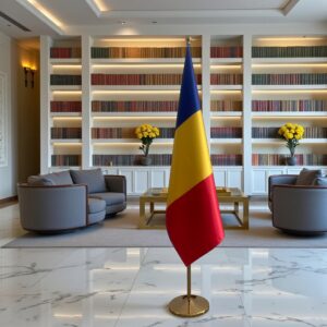 drapeau Roumanie pour bureau