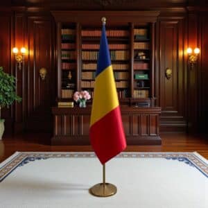 drapeau Roumanie pour bureau