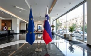 drapeau Slovenie et UE