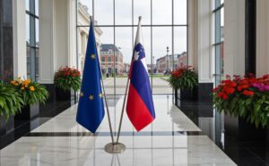 drapeau Slovenie et UE