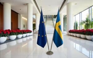 drapeau Suède et UE