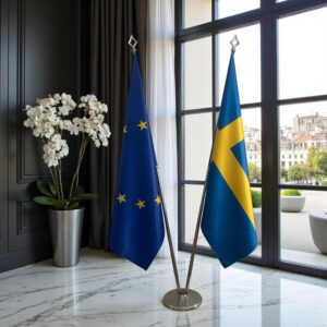 drapeau Suède et UE