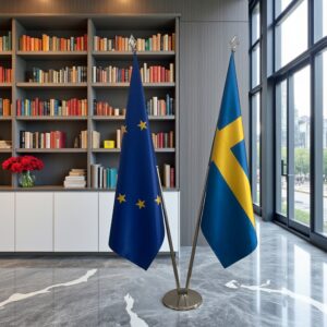 drapeau Suède et UE