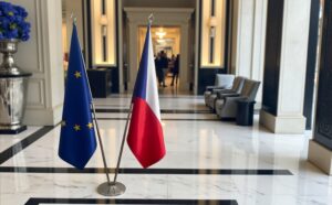 drapeau Tchequie et UE