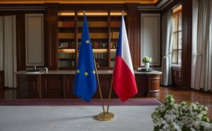 drapeau Tchequie et UE