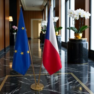 drapeau Tchequie pour bureau