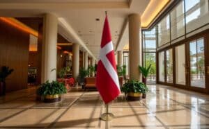 drapeau Danemark et UE