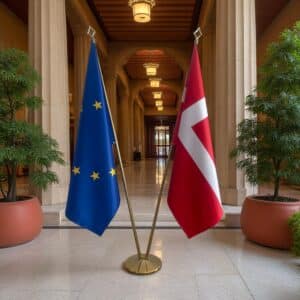 drapeau Danemark et l'UE
