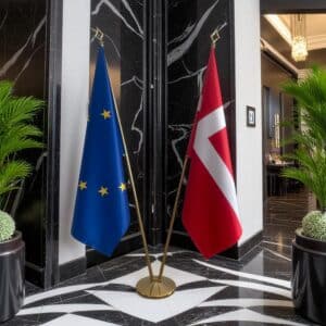 drapeau Danemark et l'UE
