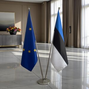 drapeau estonie et UE