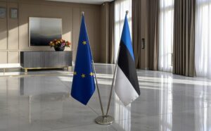 drapeau estonie et UE