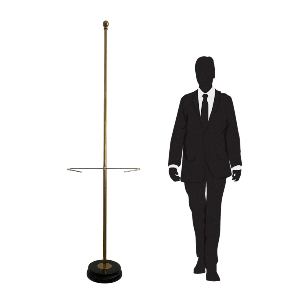 portabandiera in marmo