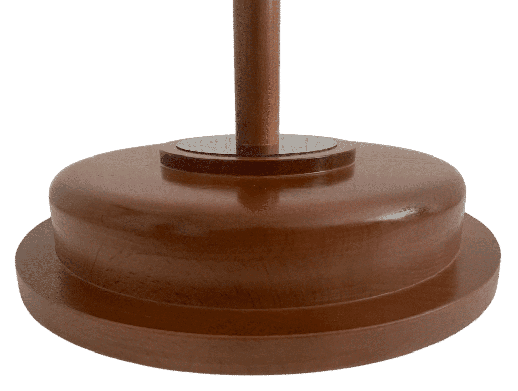 base per bandiera in legno