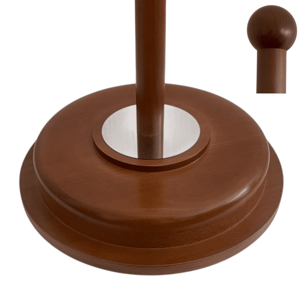 base per bandiera in legno